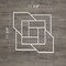 Ekena Millwork Small Loveland Decorative Fretwork Wall Panels in Architectural PVC, 11 3/8"W x 11 3/8"H x 3/8"T WALP12X12LLD - alternate 5